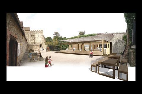 The pavilion planned for Knole House in Surrey